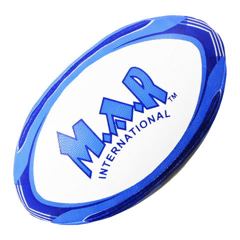 MAR-436I | Blue Rugby Training Ball - Size 4