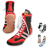 MAR-294B | Genuine Leather Boxing Shoes - Mesh