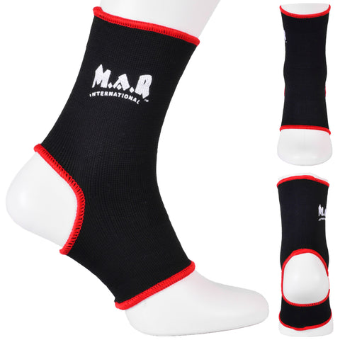 MAR-176B | Black Elasticated Fabric Ankle Support