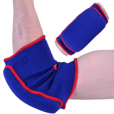 MAR-173D | Blue Elasticated Fabric Elbow Pads