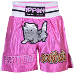 MAR-095A | Pink Kickboxing & K1 Shorts