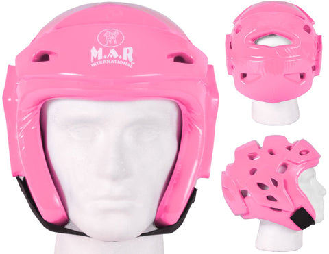 MAR-164D | Pink Dipped Foam Double Layer Head Guard