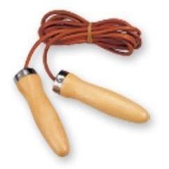 MAR-126C | Leather Ball Bearing Jump Rope - quality-martial-arts