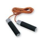 MAR-126D | Weighted Leather Ball Bearing Jump Rope - quality-martial-arts