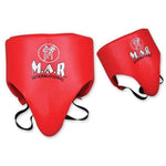 MAR-213 | Red Boxing Leather Groin Guard - quality-martial-arts