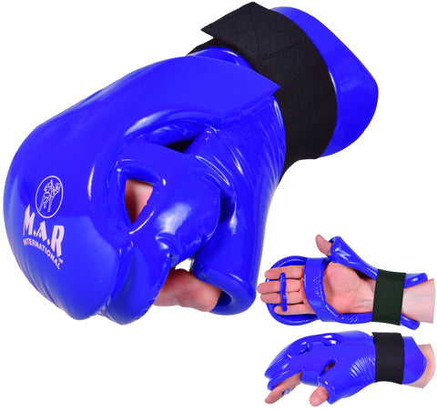 MAR-165C | Blue Dipped Foam - Double Layer Punching Gloves